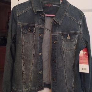 Wrangler Women's Authentic Denim Jacket - Dark Blue